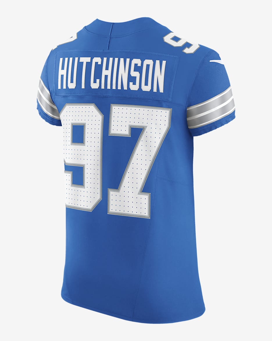 Aidan Hutchinson Detroit Lions Men s Nike Dri FIT NFL Elite Football Jersey